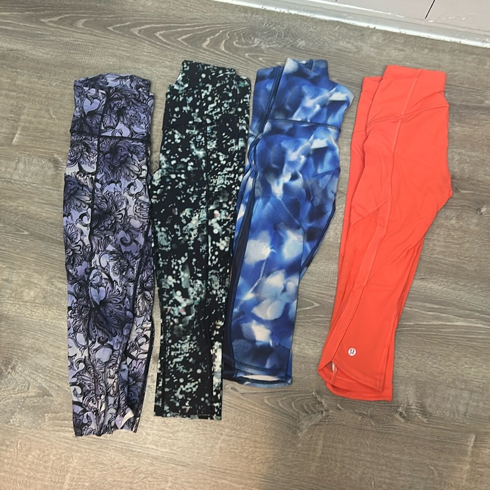 Cropped lululemon 5 pack leggings